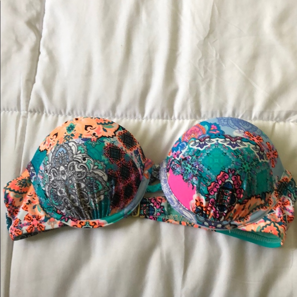 Push up swim top